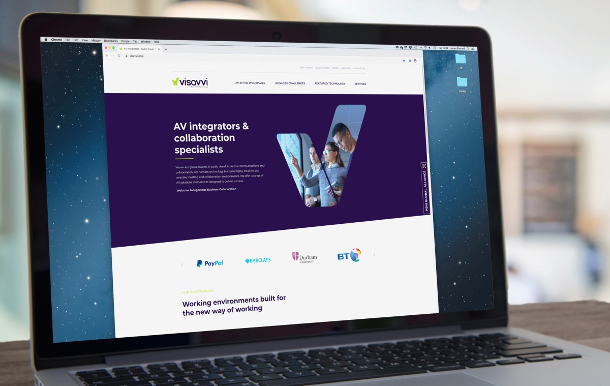 Corporate website layout redesign – J Everard Design